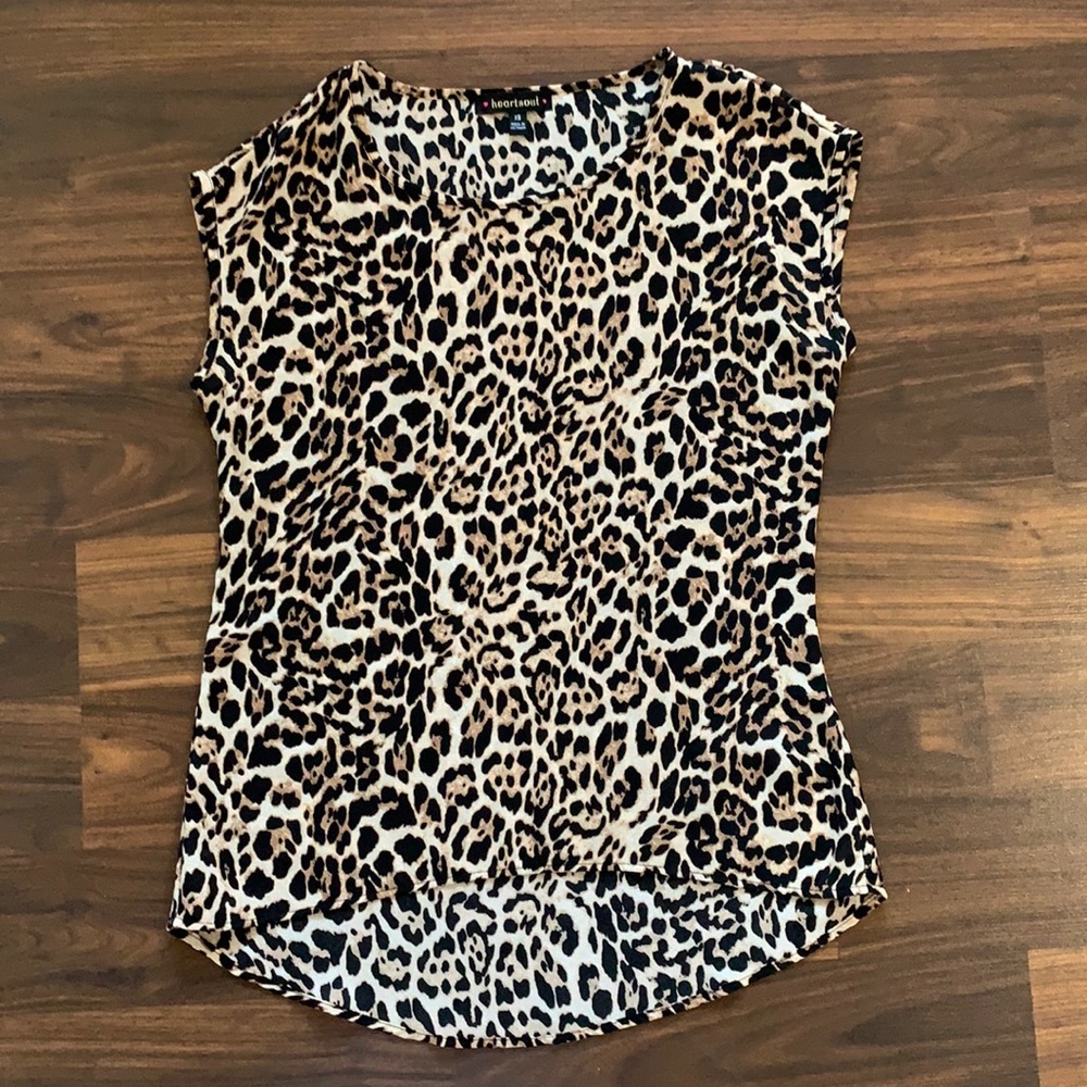 XS Cheetah Print Blouse